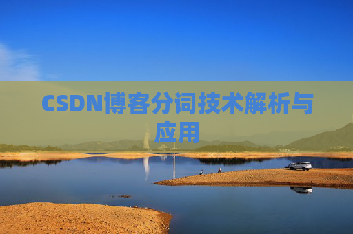 CSDN博客分词技术解析与应用